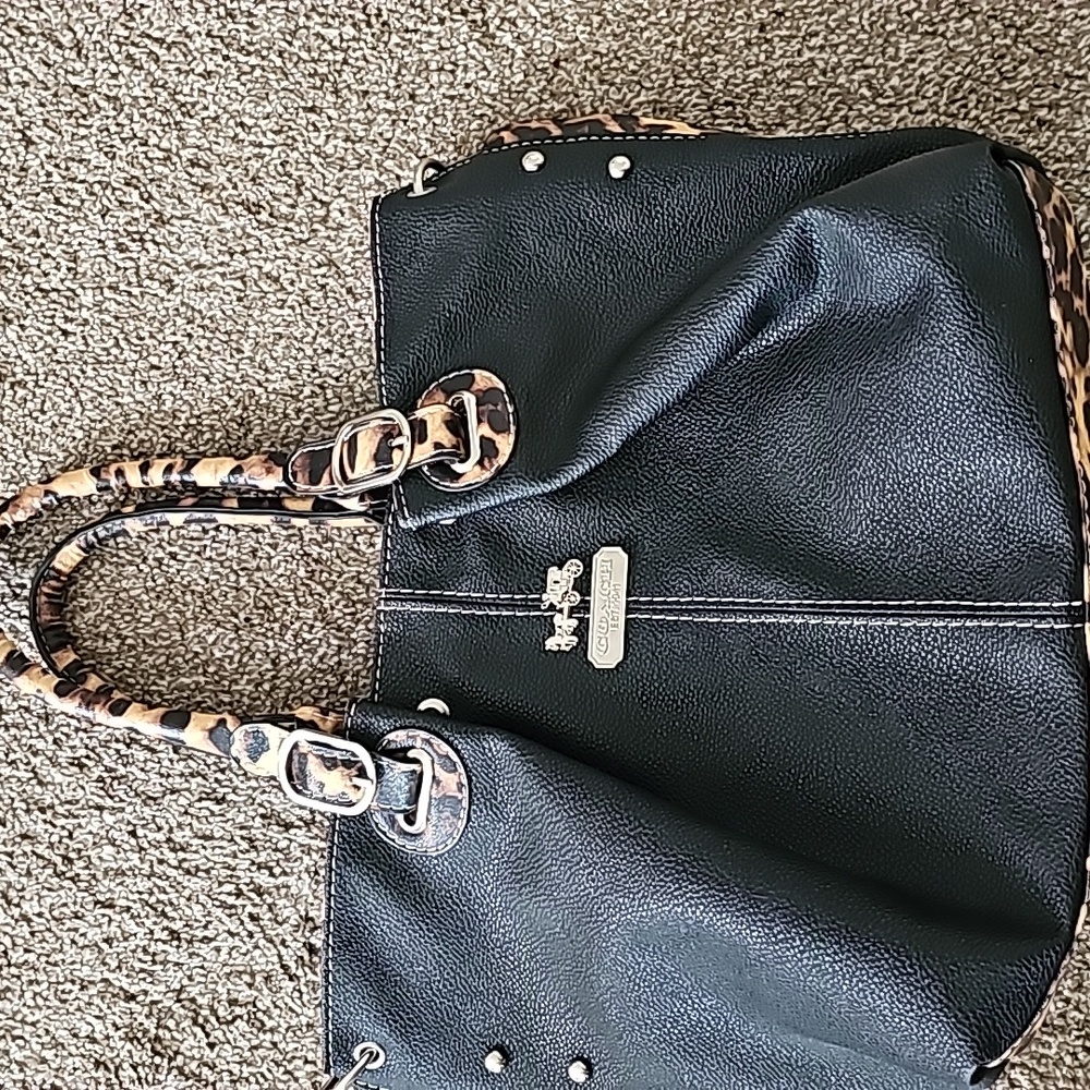 Bi-print Coach Purse